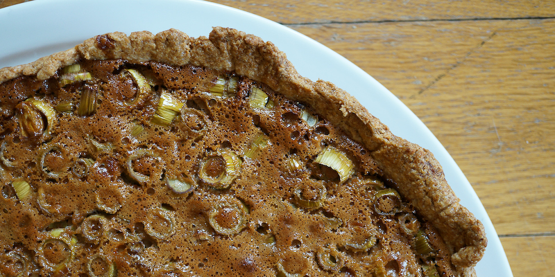 Kuchen vom Wilden Rhabarber