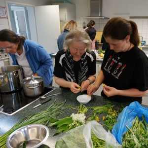 Brennnessel-Kokossuppe