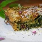 Gänsefuß-Brennnessel-Zucchini-Lasagne