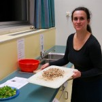 Löwenzahnwurzeln fertig zum Braten