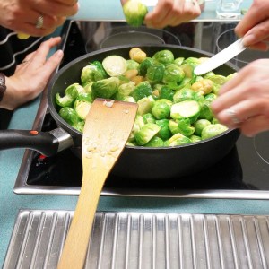 Maronen-Rosenkohl-Gemüse