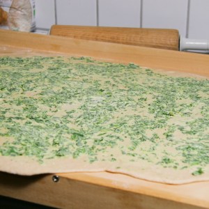 Bärlauch-Dinkel-Faltbrot