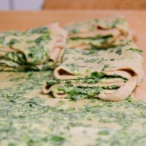 Bärlauch-Dinkel-Faltbrot