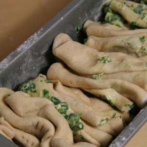 Bärlauch-Dinkel-Faltbrot