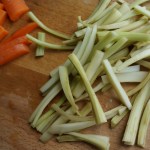 Blütenstengel der Großen Klette