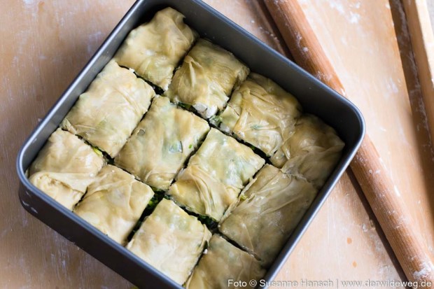 Griechische Wildpflanzenpastete