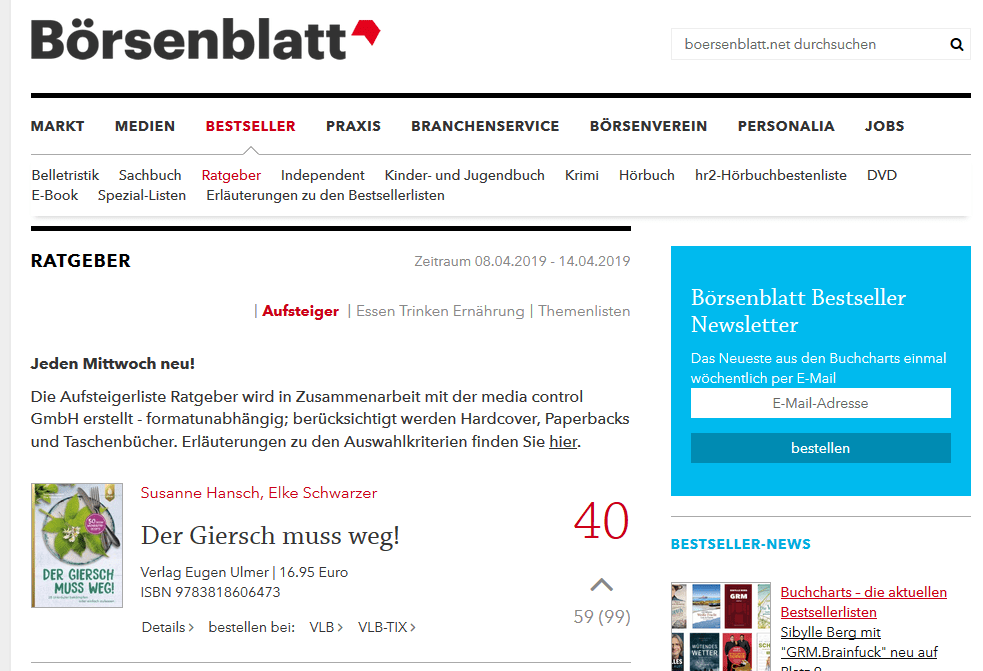 Aufsteiger der Woche