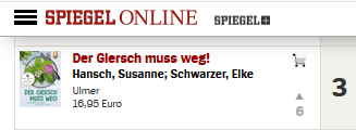 Kurzmeldung: Der Giersch muss weg! auf Spiegel-Bestsellerliste Platz&nbsp;3